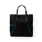Shoulder Bag Cabas tote Black Nylon Canvas