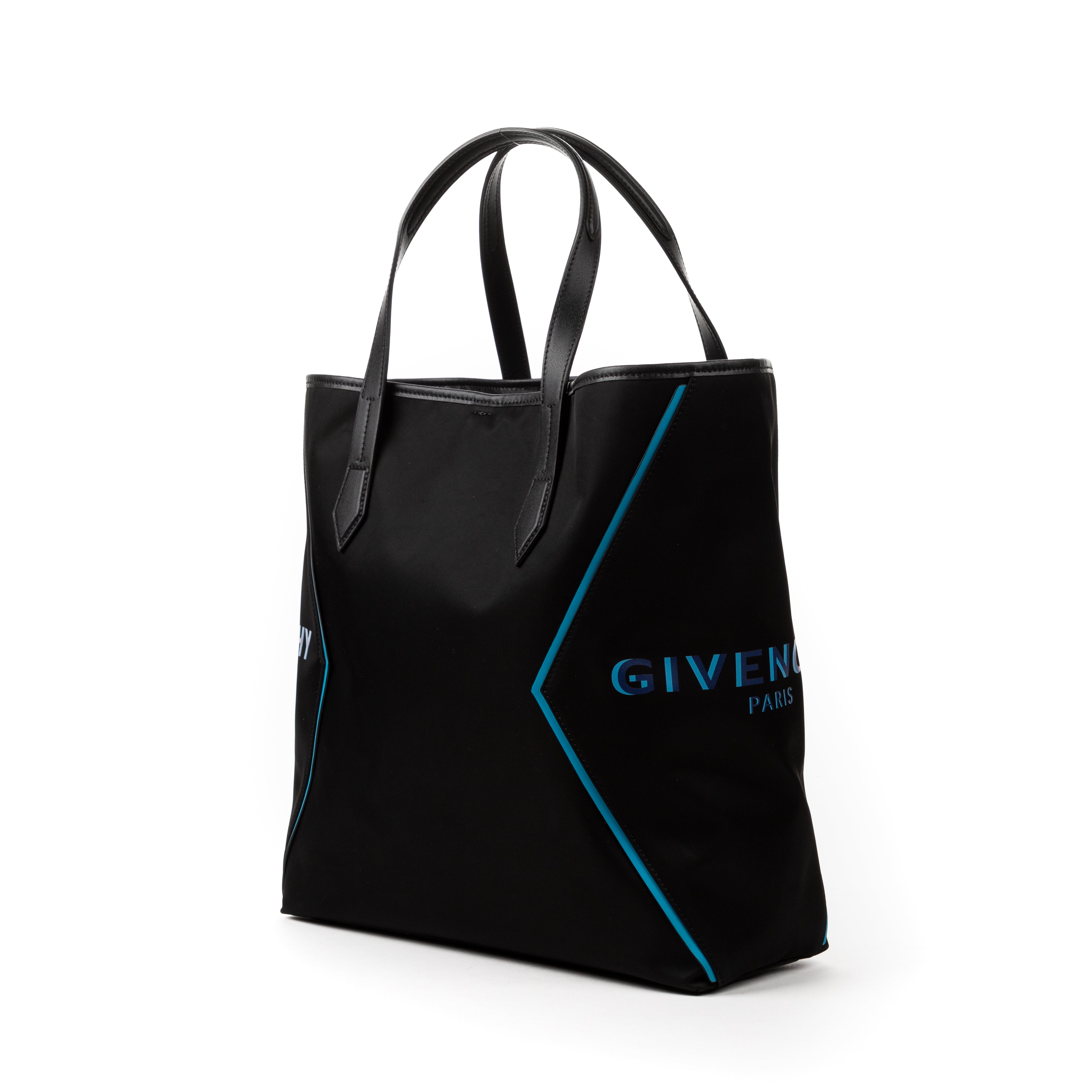 Shoulder Bag Cabas tote Black Nylon Canvas