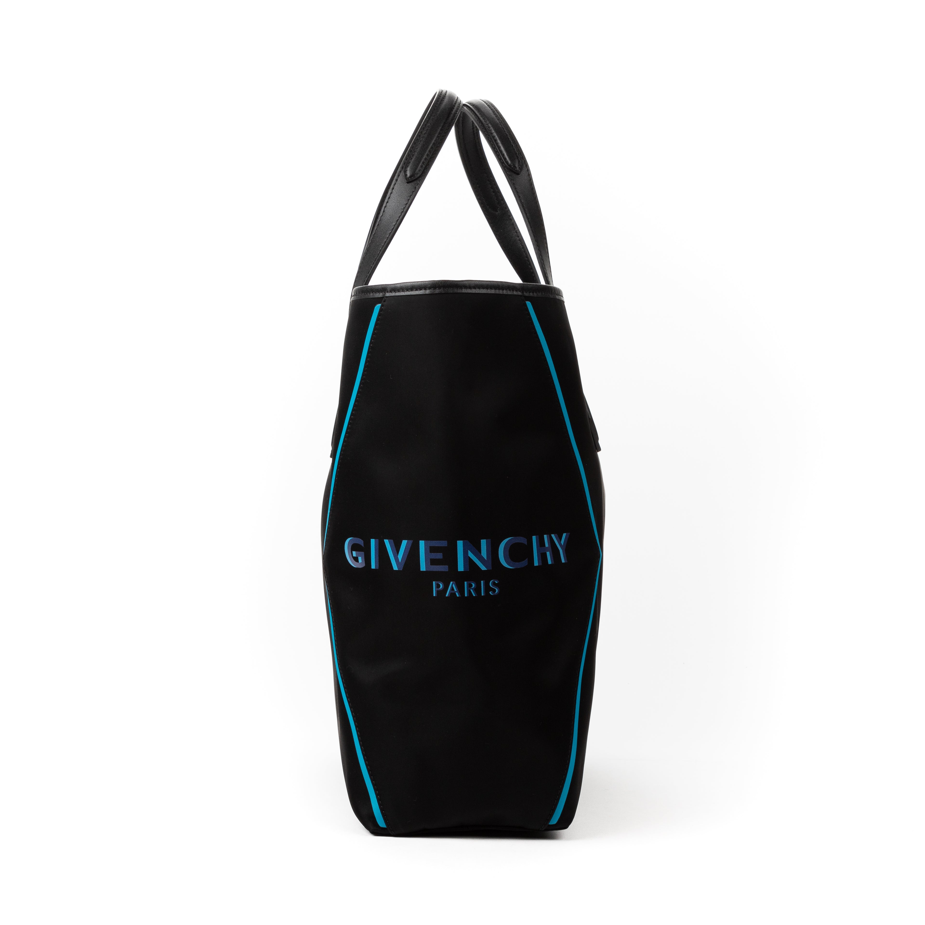 Shoulder Bag Cabas tote Black Nylon Canvas
