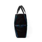 Shoulder Bag Cabas tote Black Nylon Canvas