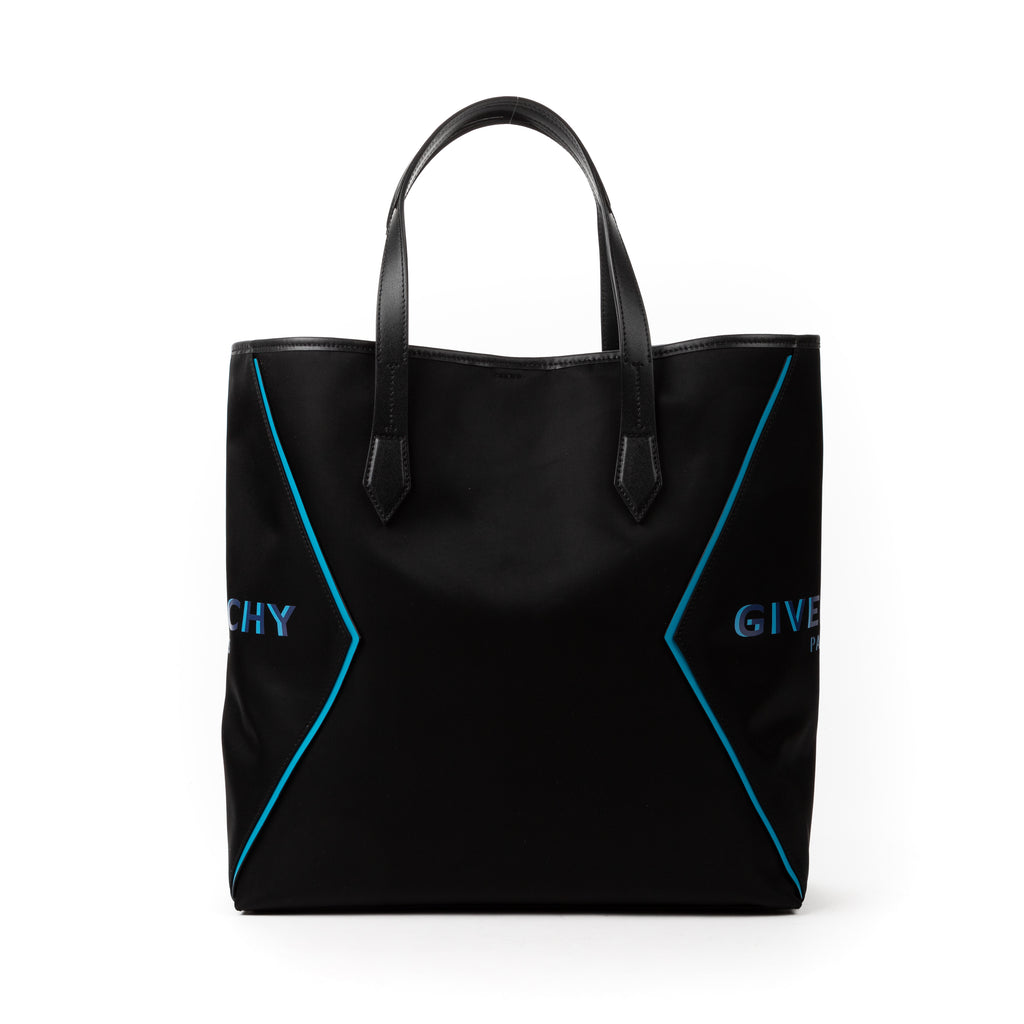 Shoulder Bag Cabas tote Black Nylon Canvas
