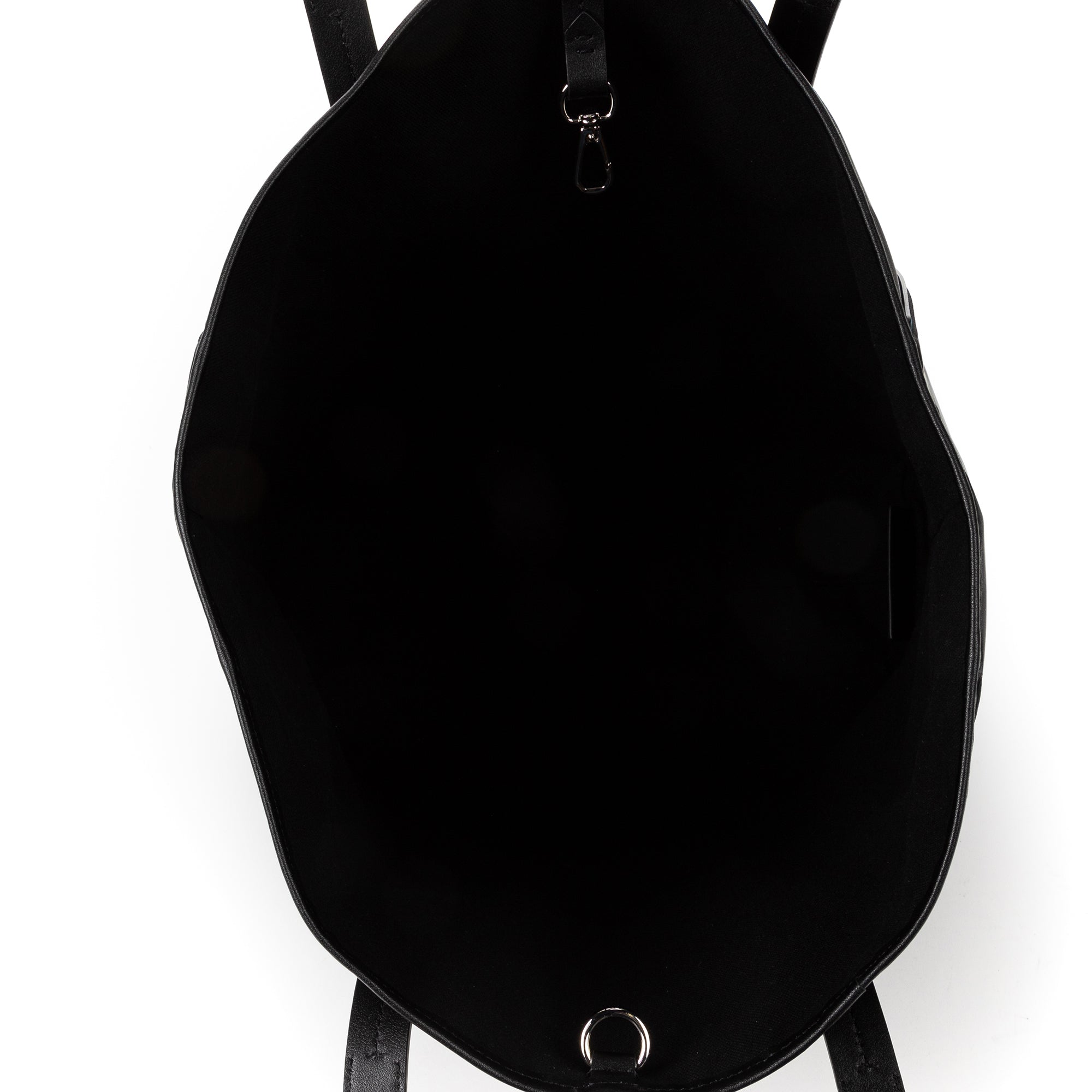 Shoulder Bag Cabas tote Black Nylon Canvas