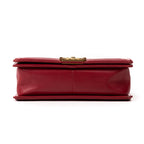 Shoulder Bag Medium Boy Framboise Lambskin Quilted Leather