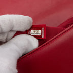 Shoulder Bag Medium Boy Framboise Lambskin Quilted Leather