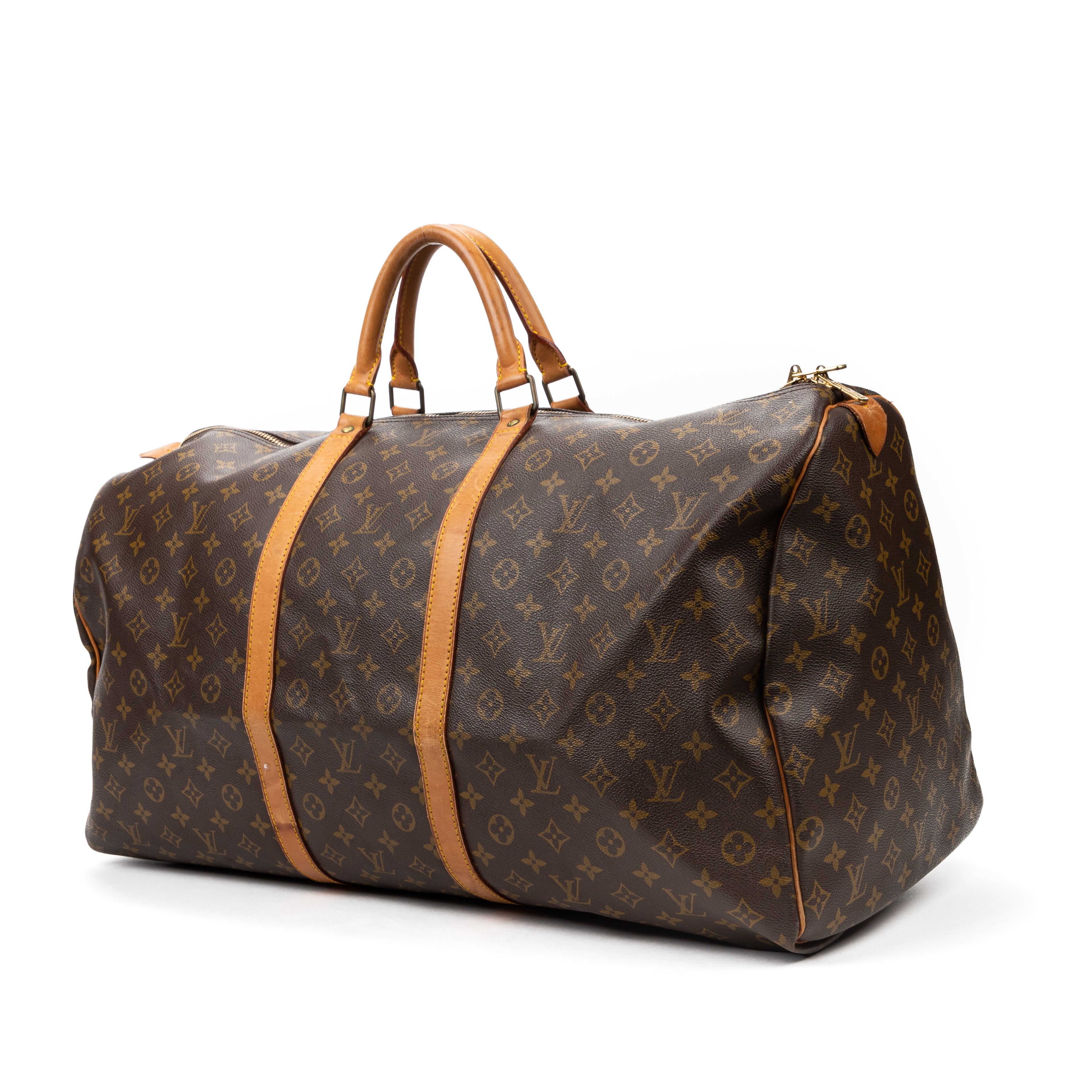 Travel Bag Keepall 60 Brown Monogram canvas