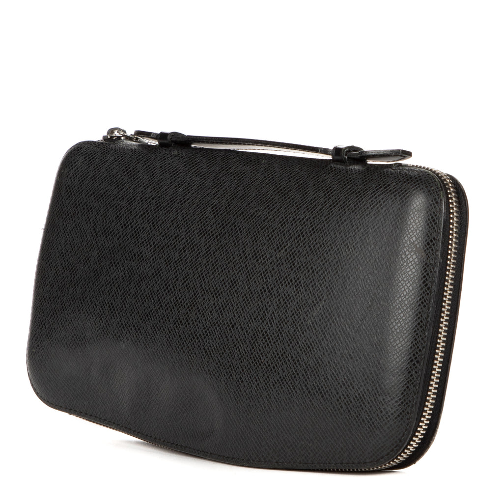 Wallet Atoll Organizer Graphite Taiga Leather