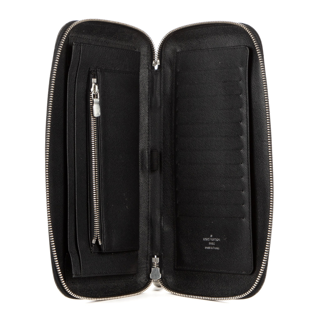 Wallet Atoll Organizer Graphite Taiga Leather