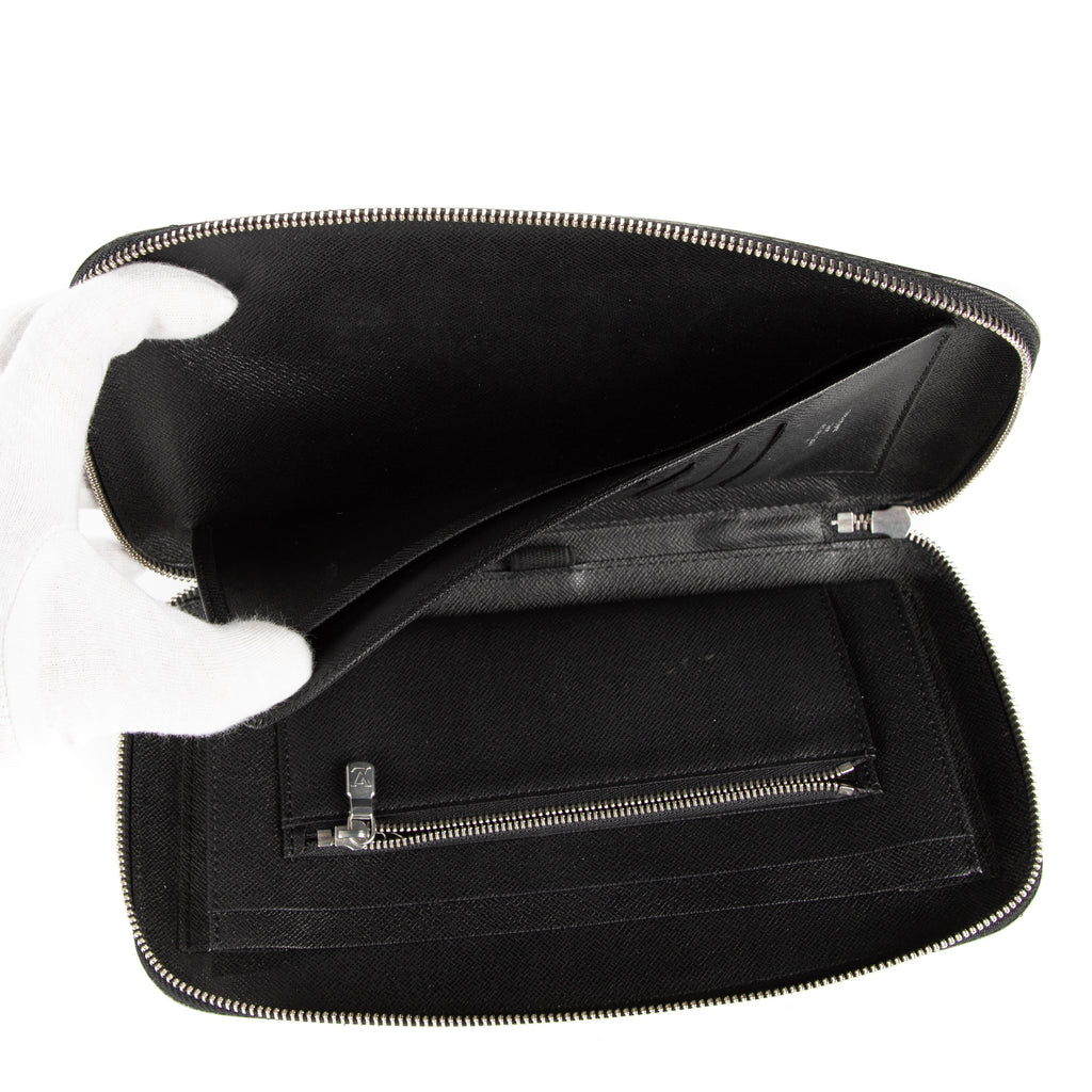 Wallet Atoll Organizer Graphite Taiga Leather