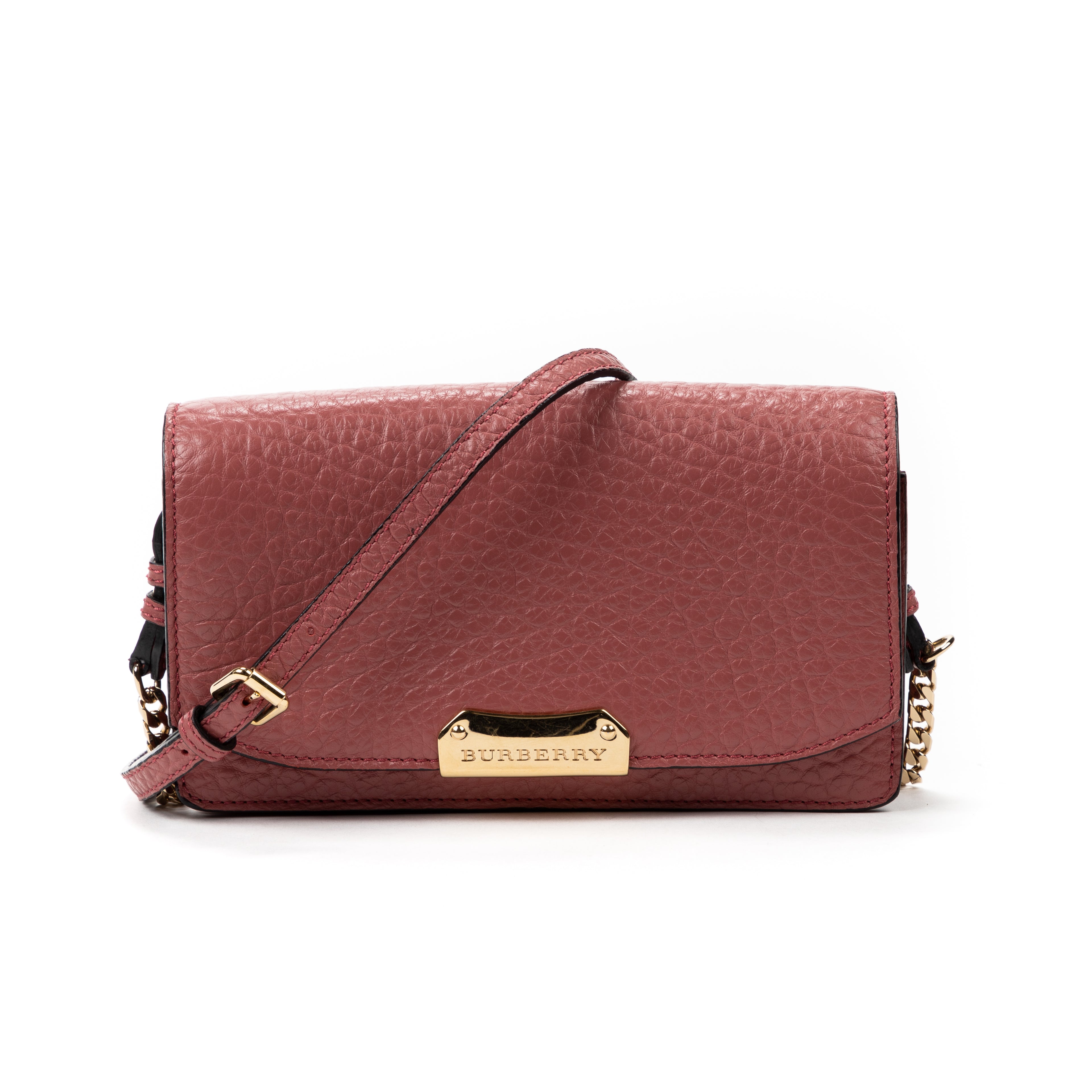 Wallet Wallet On Chain Pink Calfskin Leather