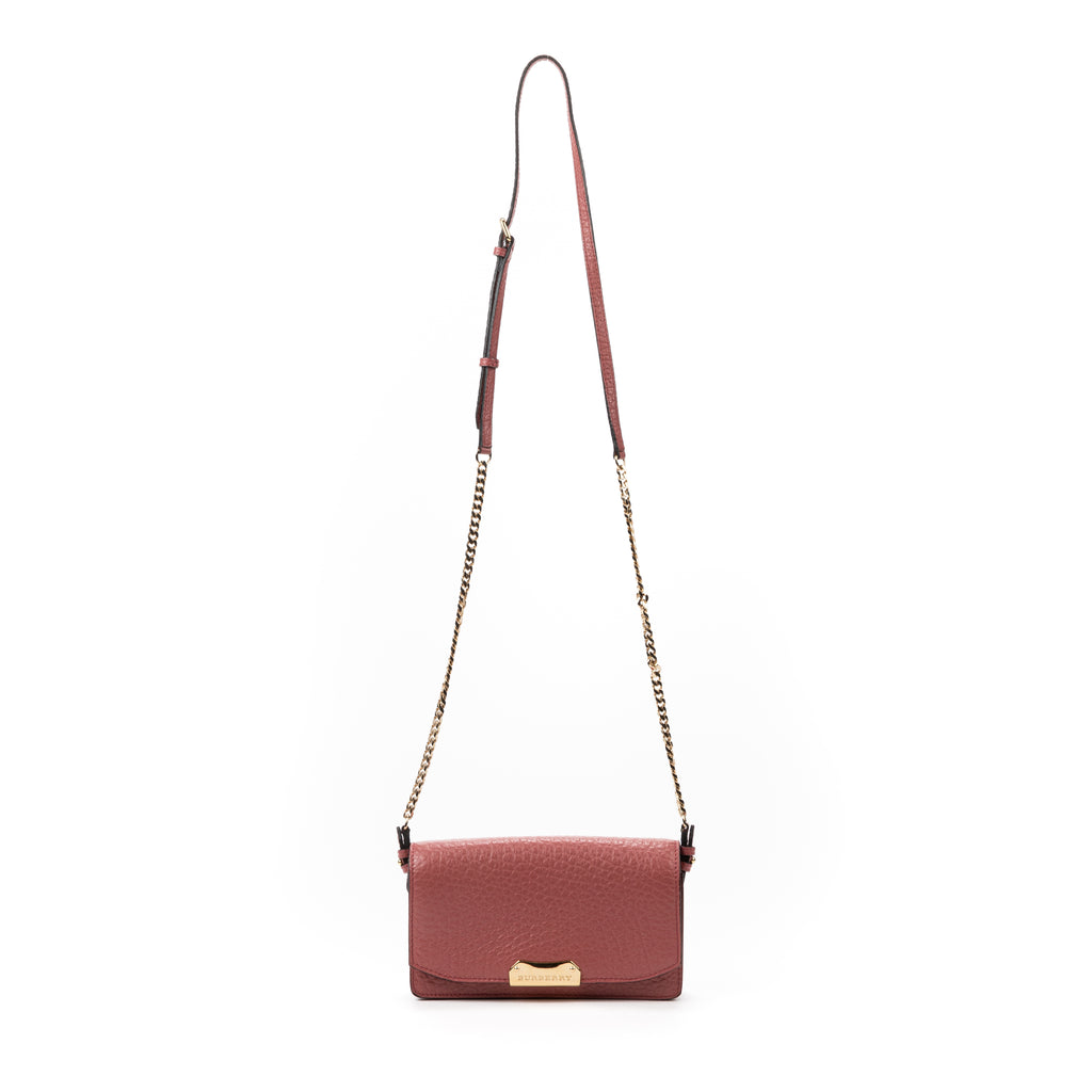Wallet Wallet On Chain Pink Calfskin Leather