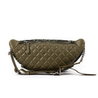 Waist Bag Ltd. Ed. Coco Cuba Belt Pouch Green Coco Cuba Sequins Canvas