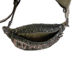 Waist Bag Ltd. Ed. Coco Cuba Belt Pouch Green Coco Cuba Sequins Canvas