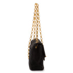 Shoulder bag Square Classic Flap Mini Black Suede Leather