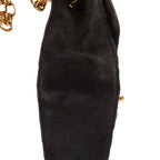 Shoulder bag Square Classic Flap Mini Black Suede Leather