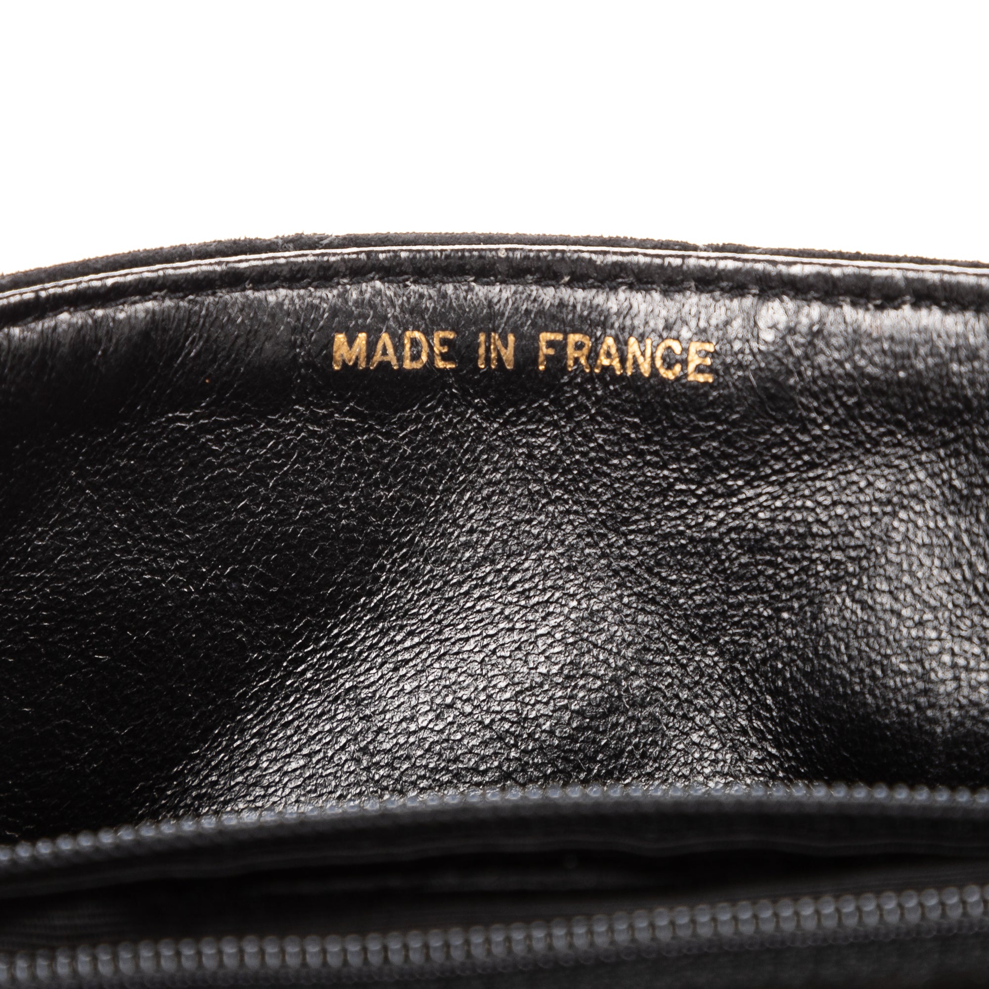 Shoulder bag Square Classic Flap Mini Black Suede Leather
