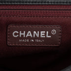 Shoulder Bag Vintage Flap 26 Grey Calfskin Quilted Leather