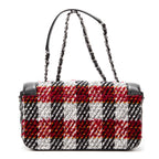 Shoulder Bag Timeless Black Tweed Canvas