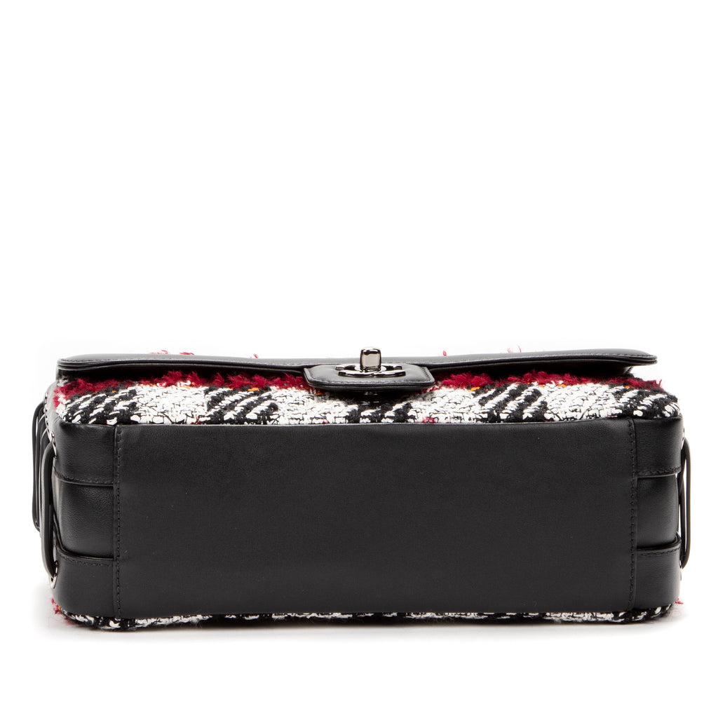 Shoulder Bag Timeless Black Tweed Canvas