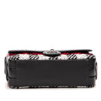 Shoulder Bag Timeless Black Tweed Canvas