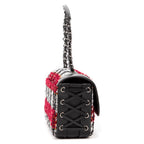 Shoulder Bag Timeless Black Tweed Canvas