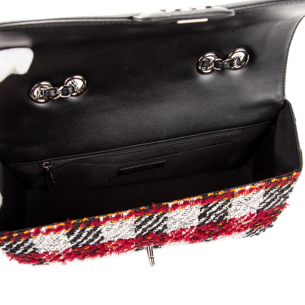 Shoulder Bag Timeless Black Tweed Canvas