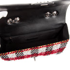 Shoulder Bag Timeless Black Tweed Canvas