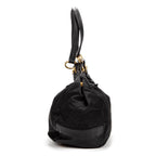 Shoulder Bag Big hobo Black Nylon Canvas