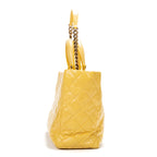 Handbag Reissue Top Handle Shopper Yellow Aged Calfskin Leather