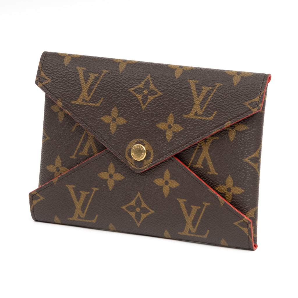 Pouch Kirigami pouch Brown Monogram canvas