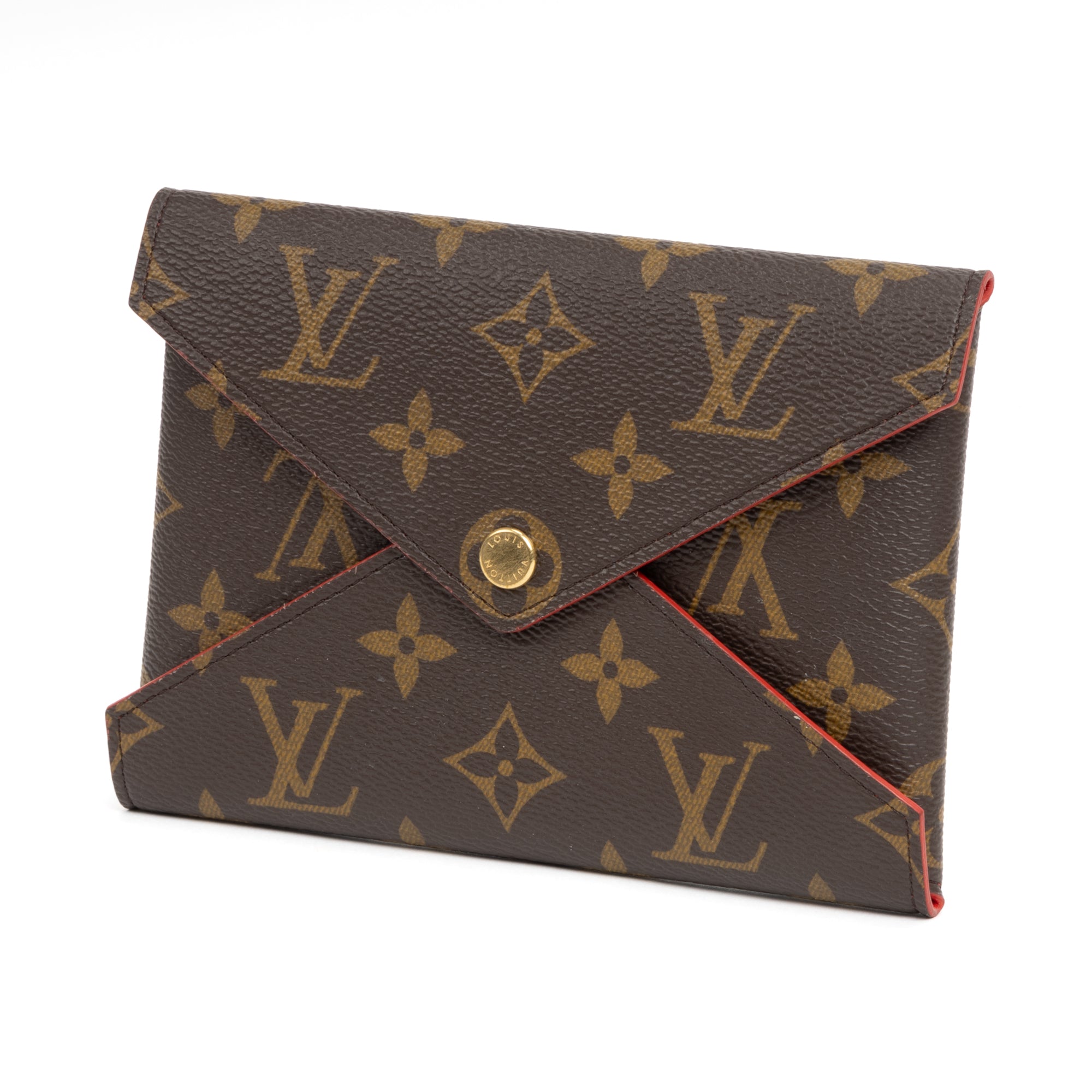 Pouch Kirigami pouch Brown Monogram canvas