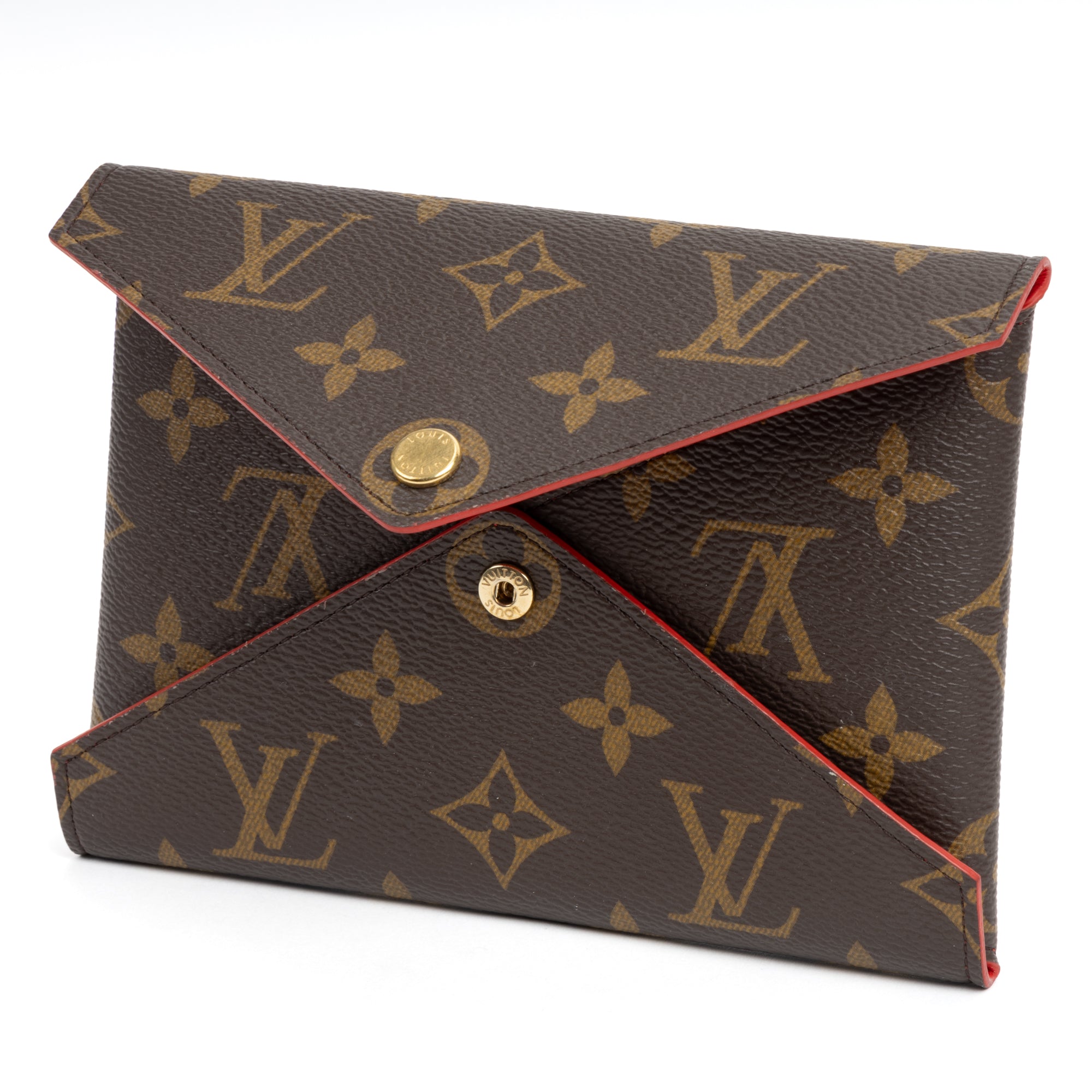 Pouch Kirigami pouch Brown Monogram canvas