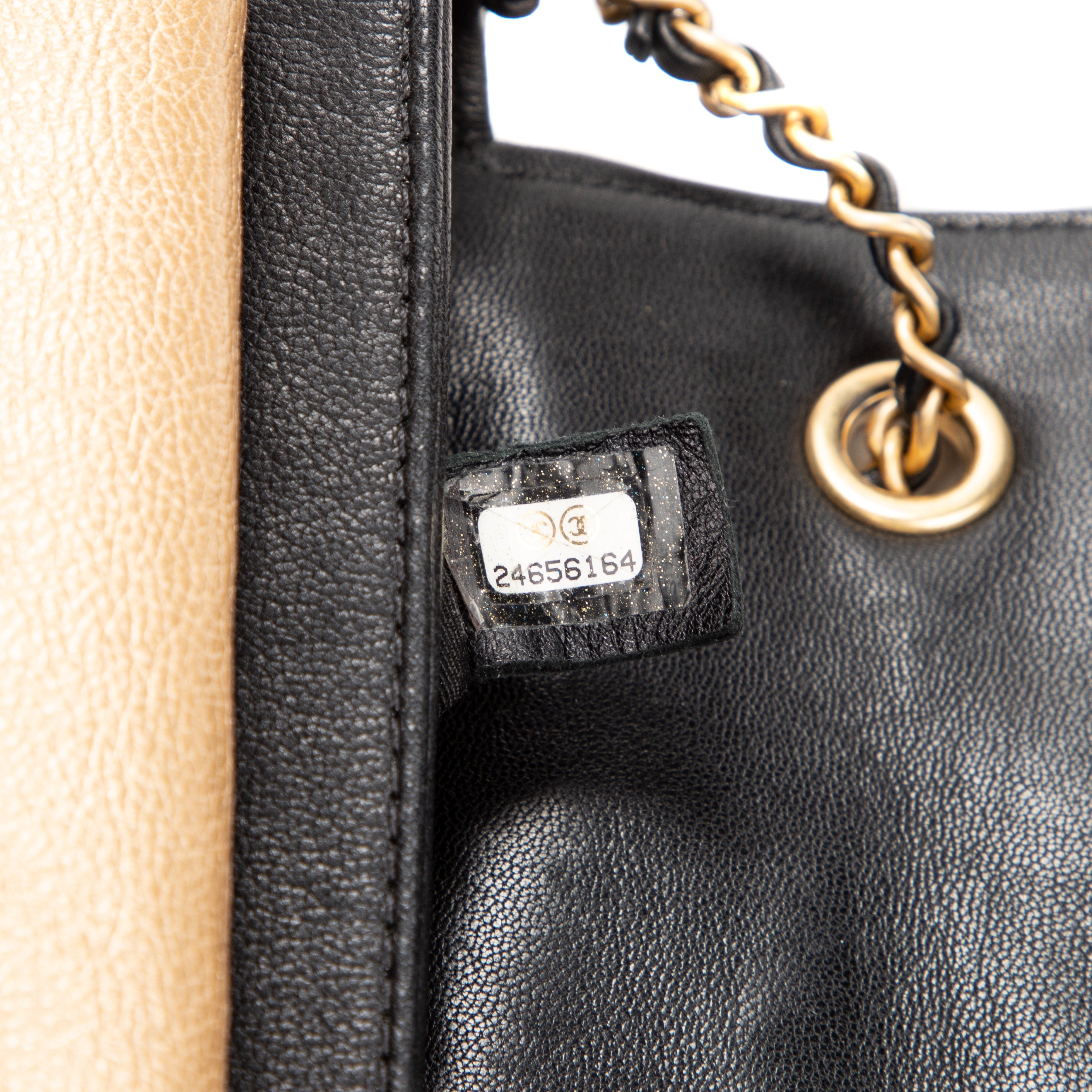 Shoulder Bag Flap Black Soft Leather