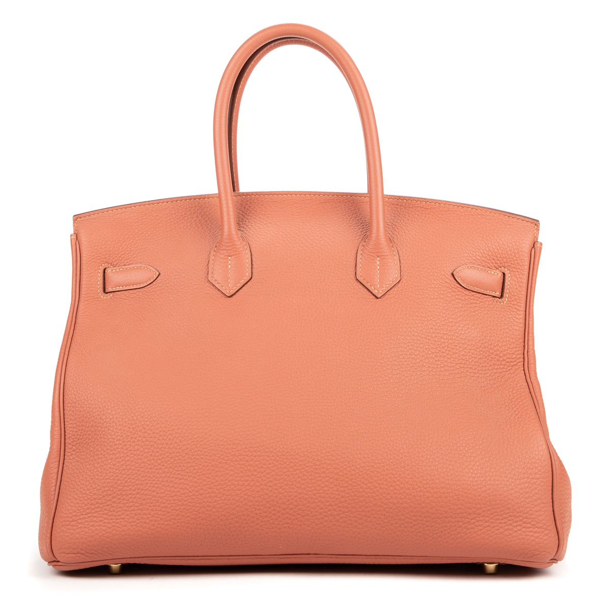 Handbag Birkin 35 Crevette Togo Leather