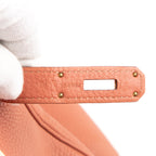 Handbag Birkin 35 Crevette Togo Leather