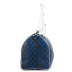 Travel Bag Capsule Collection Everyday Keepall Bandouliere 50 Blue Louis Vuitton! Monogram Canvas
