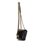 Shoulder Bag Classic Flap Mini Black Calfskin Quilted Leather