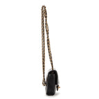 Shoulder Bag Classic Flap Mini Black Calfskin Quilted Leather