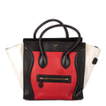 Handbag Mini Lugagge Red Calfskin Leather