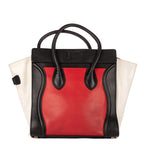 Handbag Mini Lugagge Red Calfskin Leather