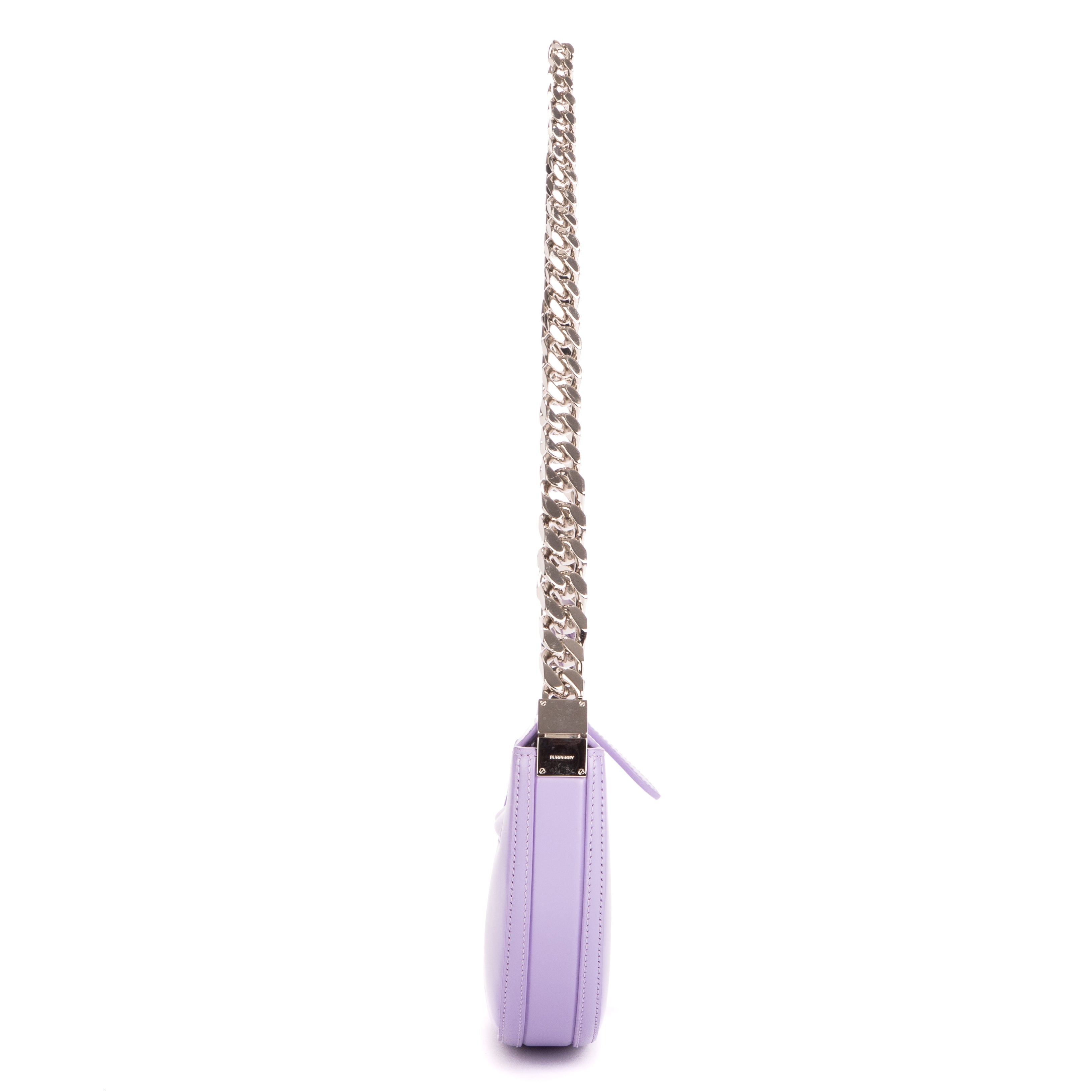 Shoulder Bag Zip Olimpia Violet Calfskin Leather