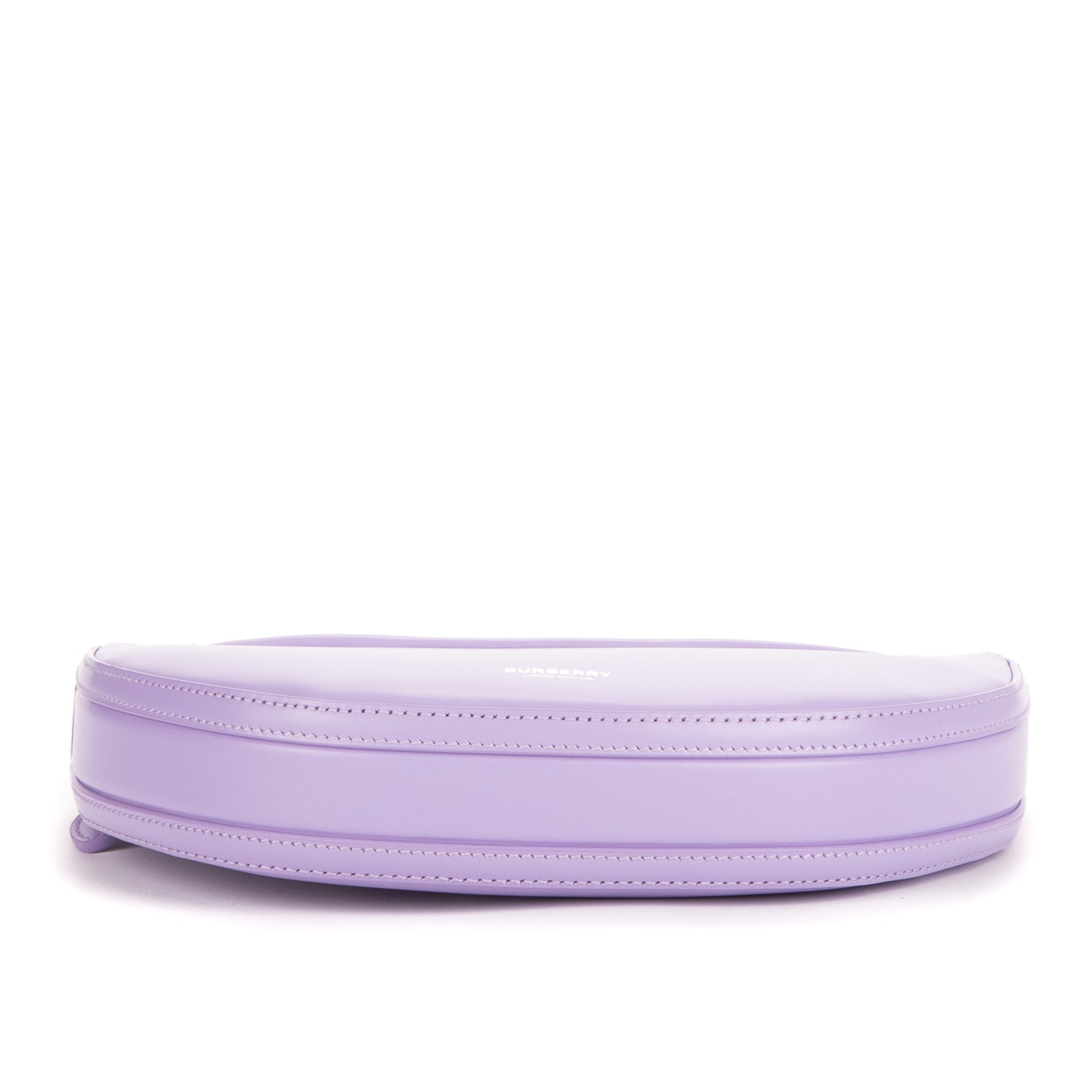 Shoulder Bag Zip Olimpia Violet Calfskin Leather