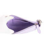 Shoulder Bag Zip Olimpia Violet Calfskin Leather