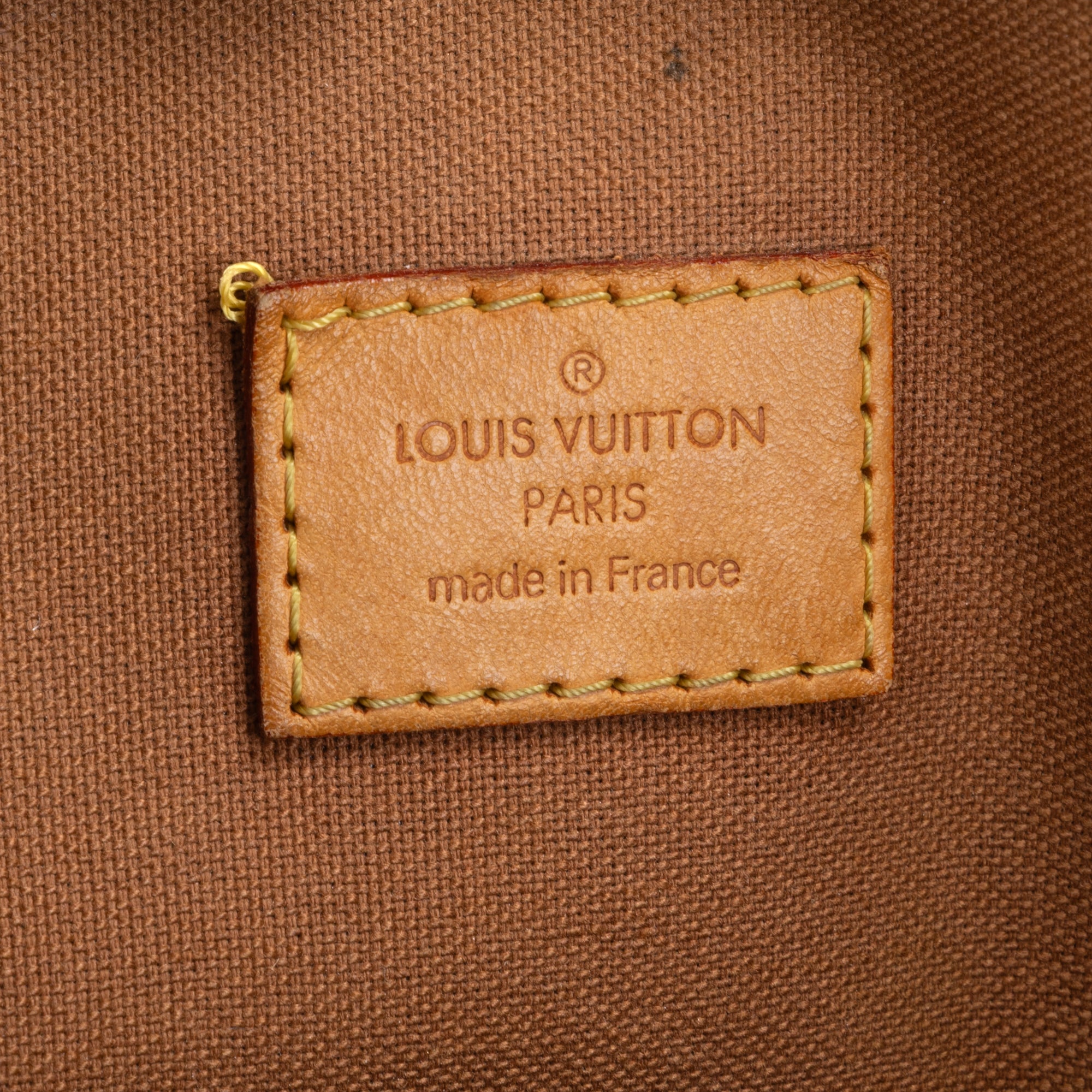 Handbag Lock it Petit Brown Monogram Canvas