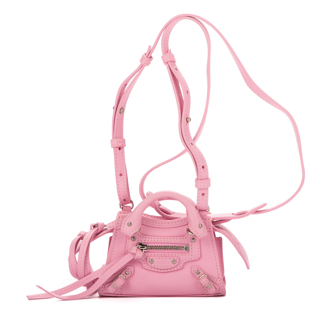 Shoulder Bag Super Nano Neo Classic City Pink Soft Leather