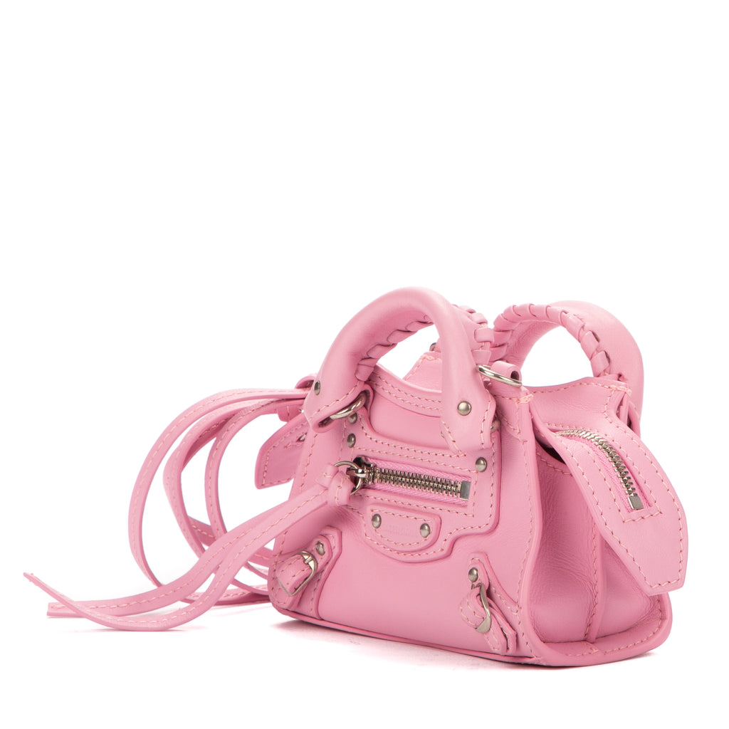 Shoulder Bag Super Nano Neo Classic City Pink Soft Leather