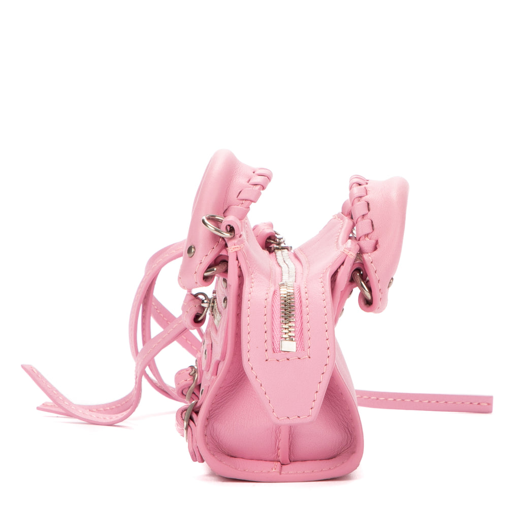 Shoulder Bag Super Nano Neo Classic City Pink Soft Leather