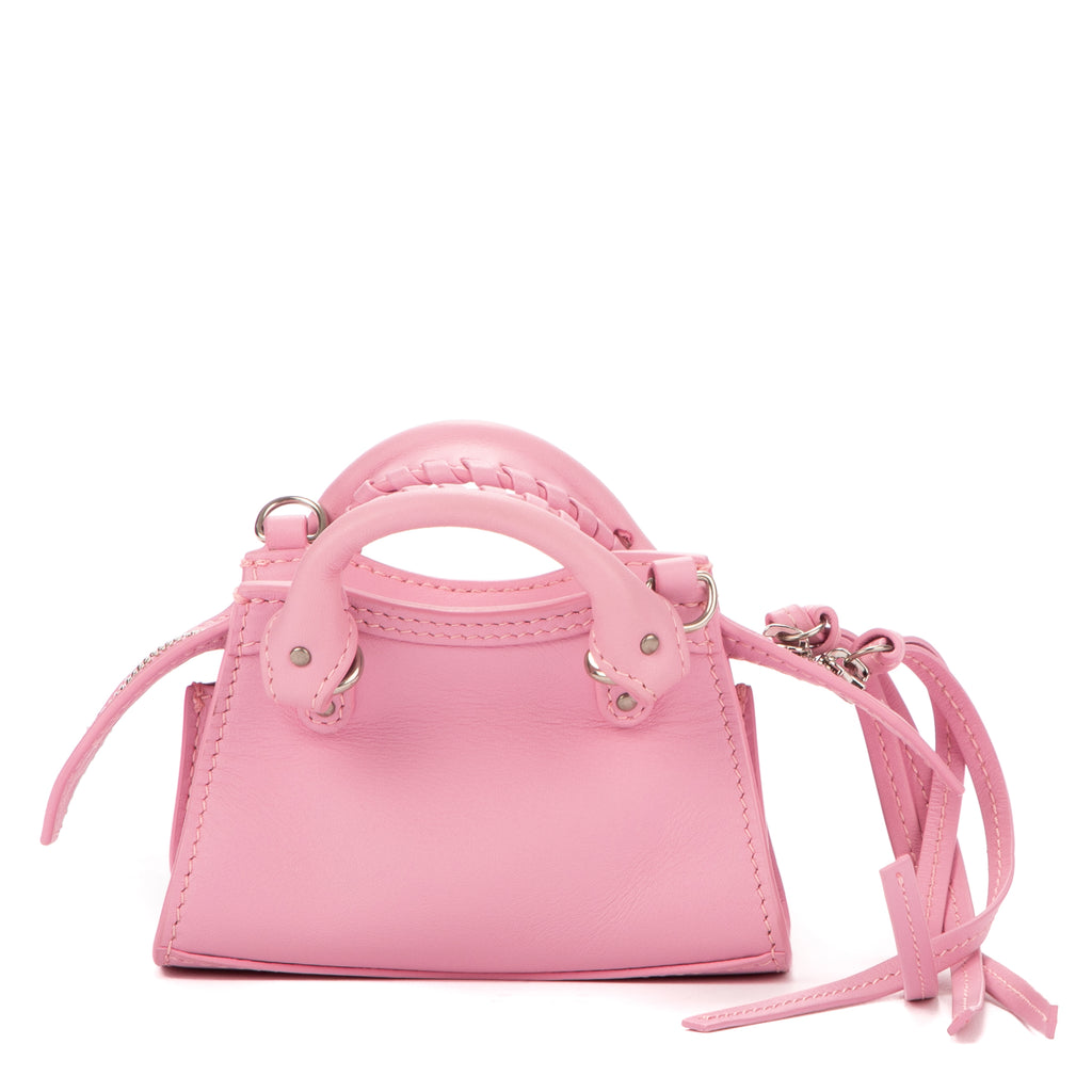 Shoulder Bag Super Nano Neo Classic City Pink Soft Leather