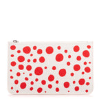 Pouch Ltd. Ed. Yayoi Kusama Infinity Dots Neverfull Pouch White Monogram Empreinte Infinity Dots