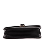Shoulder Bag Glam Lock Black Calfskin Leather