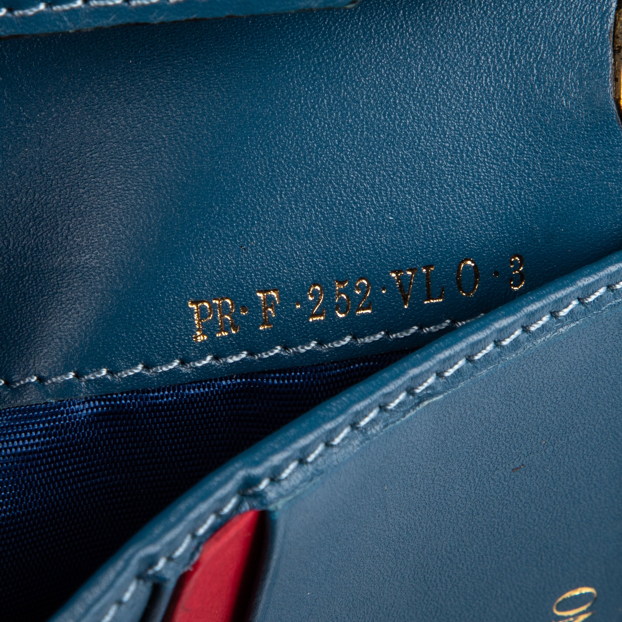 Wallet Rockstud Blue Calfskin Leather